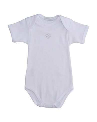 CARLO PIGNATELLI Baby bodysuit White 100% Cotton