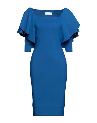 CHIARA BONI LA PETITE ROBE Midi dress Blue 72% Polyamide, 28% Elastane