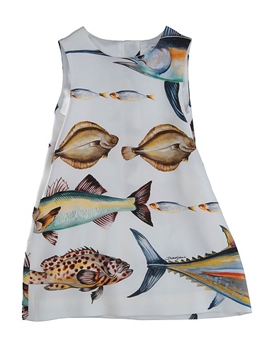 DOLCE&GABBANA Vestido para bebé  White 100% Viscose