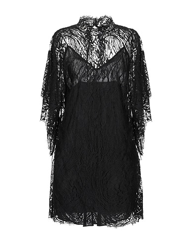IRO Short dress Black 83% Cotton, 17% Polyamide