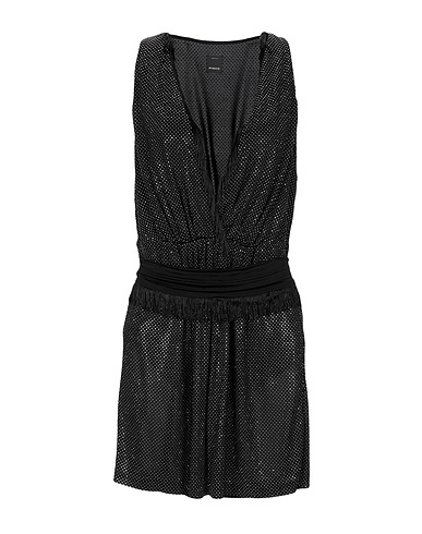PINKO Short dress Black 73% Viscose, 27% Polyester