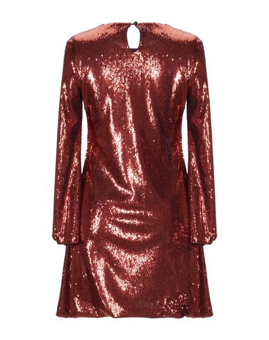 Shop Souvenir Woman Mini Dress Copper Size M Polyester, Polyamide