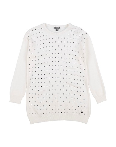 MICROBE by MISS GRANT Dress White 45% Viscose, 25% Polyamide, 25% Merino Wool, 5% Cashmere