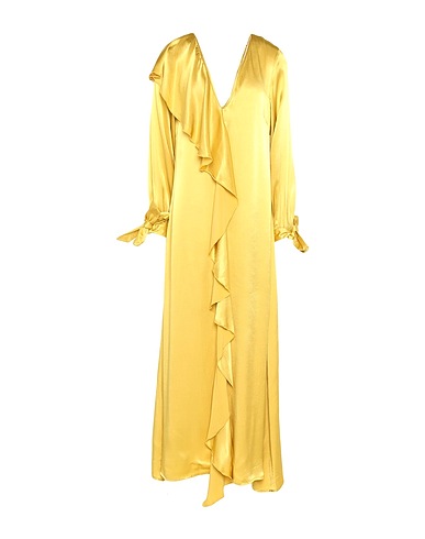 WEILI ZHENG Long dress Yellow 100% Viscose