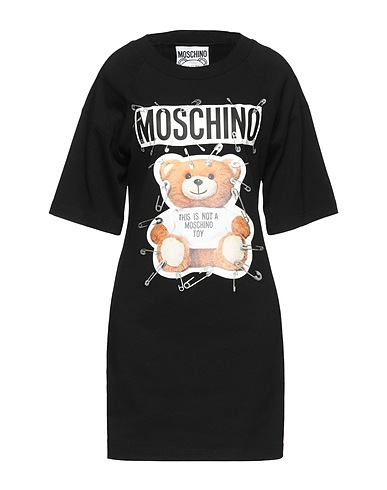 MOSCHINO Short dress Black 97% Cotton, 3% Other Fibres