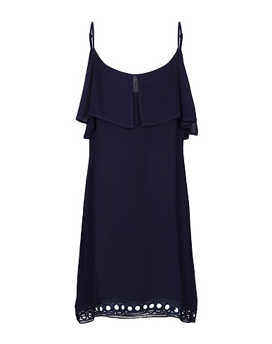 JUST FOR YOU Midi dress Midnight blue 100% Viscose