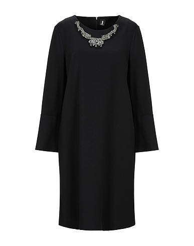 1-ONE Short dress Black 69% Viscose, 25% Polyamide, 6% Elastane