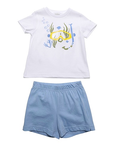 IL GUFO Baby co-ord  Sky blue 100% Cotton