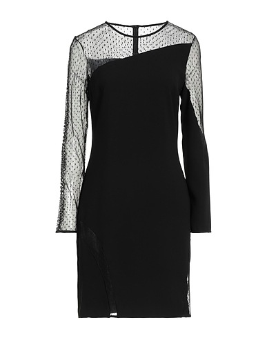 PINKO Short dress Black 100% Polyester, Polyamide, Elastane