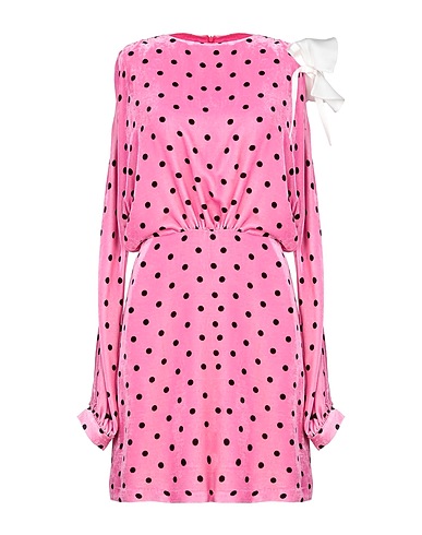 VIVETTA Short dress Pink 82% Viscose, 18% Silk, Acetate, Elastane