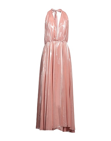 VICOLO Long dress Rose gold 100% Polyester