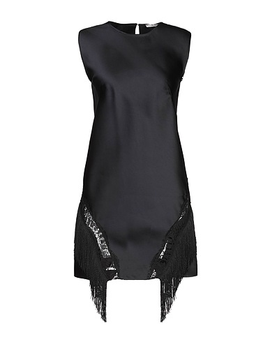 LUCILLE Vestito corto Nero 100% Poliestere
