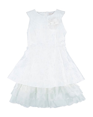 ALICE PI. Dress White 100% Polyester