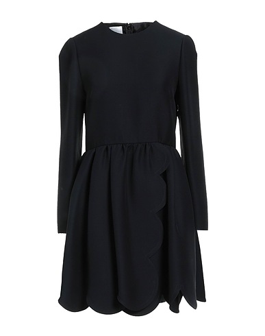 VALENTINO GARAVANI Short dress Black 64% Silk, 36% Wool
