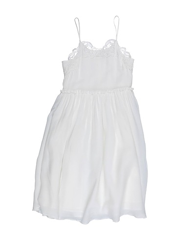 STELLA McCARTNEY KIDS Vestito Bianco 100% Seta, Viscosa, Poliestere