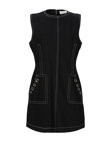 ELISABETTA FRANCHI JEANS Denim dress Black 100% Cotton