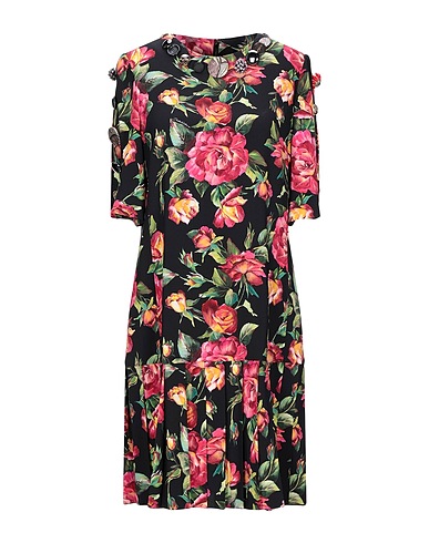 DOLCE&GABBANA Short dress Black 100% Rayon