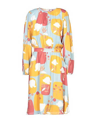 MANILA GRACE Midi dress Sky blue 100% Viscose