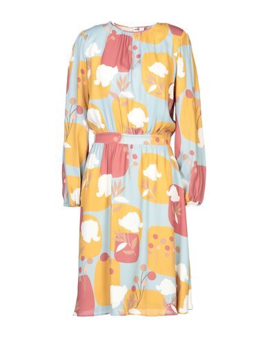 Manila Grace Midi Dresses In Blue