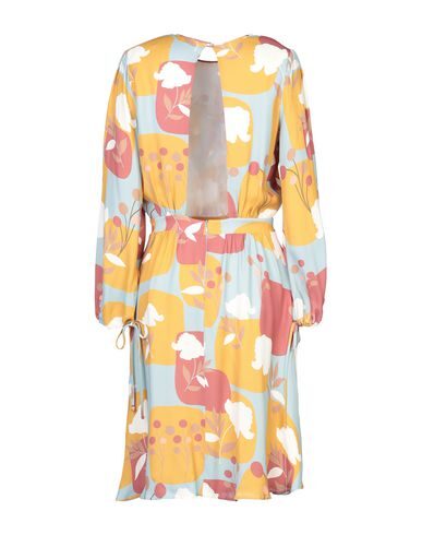 Manila Grace Midi Dresses In Blue