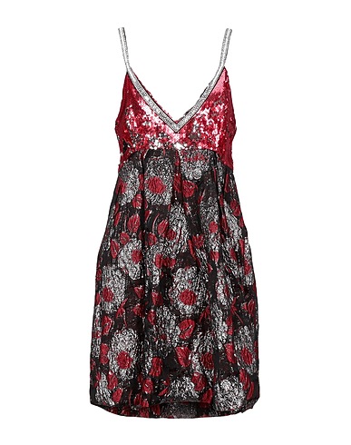NORA BARTH Short dress Red 63% Polyester, 30% Silk, 7% Polyamide