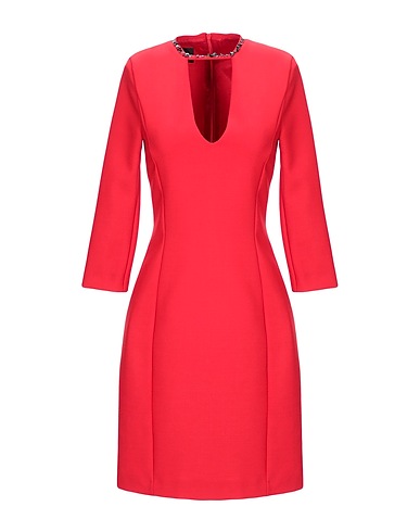PINKO Short dress Red 53% Polyester, 44% Wool, 3% Elastane
