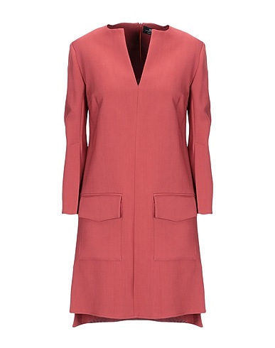 ELISABETTA FRANCHI Vestito corto Mattone 96% Viscosa, 4% Elastan