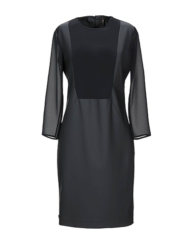 MANILA GRACE Short dress Black 100% Polyester