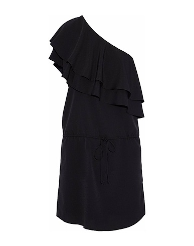 HAUTE HIPPIE Vestito corto Nero 100% Poliestere