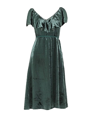 VALENTINO GARAVANI Elegant dress Deep teal 82% Viscose, 18% Silk, Polyamide