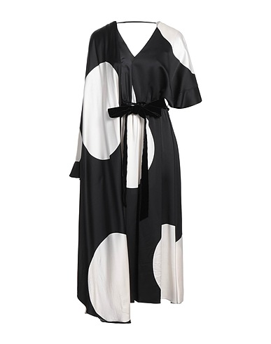 VALENTINO GARAVANI Midi dress Black 100% Viscose, Polyamide