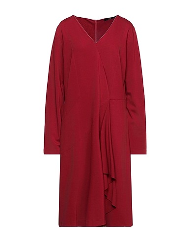 SEVENTY VENEZIA Vestito midi Bordeaux 71% Viscosa, 24% Poliammide, 5% Elastan