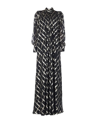 ALBERTA FERRETTI Long dress Black 84% Acetate, 10% Silk, 6% Elastane