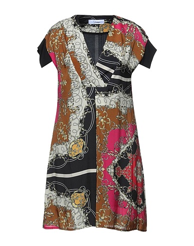 KAOS Short dress Khaki 100% Viscose