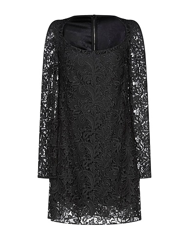 DOLCE&GABBANA Short dress Black 80% Viscose, 20% Cotton