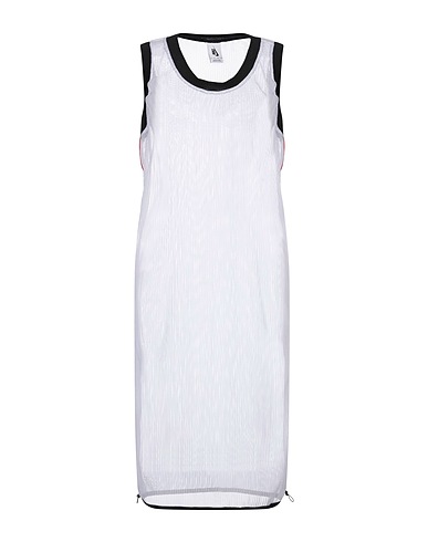 NIKE Midi dress White 100% Polyester