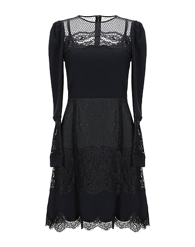 DOLCE&GABBANA Short dress Black 29% Polyamide, 23% Cotton, 21% Acetate, 20% Viscose, 7% Polyester
