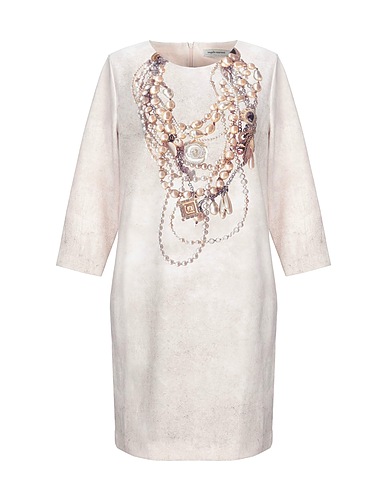 ANGELO MARANI Short dress Ivory 72% Polyamide, 28% Elastane