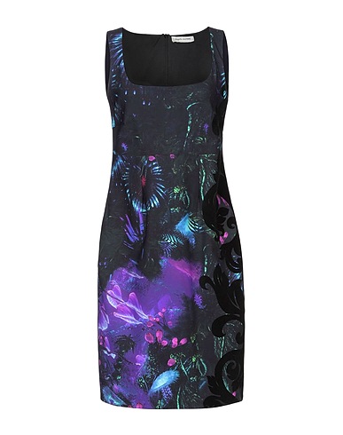 ANGELO MARANI Short dress Black 72% Polyamide, 28% Elastane