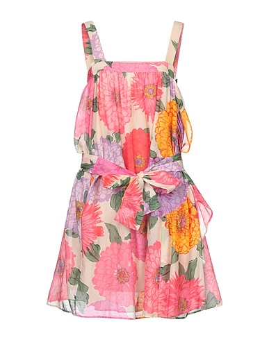 TWINSET Short dress Pink 72% Cotton, 28% Silk