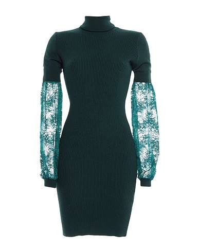 ANIYE BY Short dress Dark green 43% Viscose, 29% Polyester, 28% Polyamide, Elastane