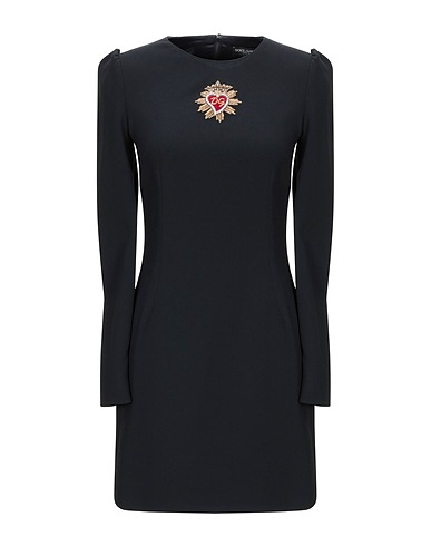 DOLCE&GABBANA Short dress 51% Viscose, 46% Acetate, 3% Elastane, Brass, Silk