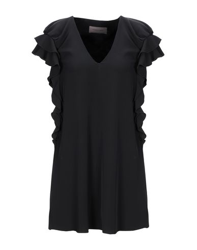 Twenty Easy By Kaos Short Dress In Black