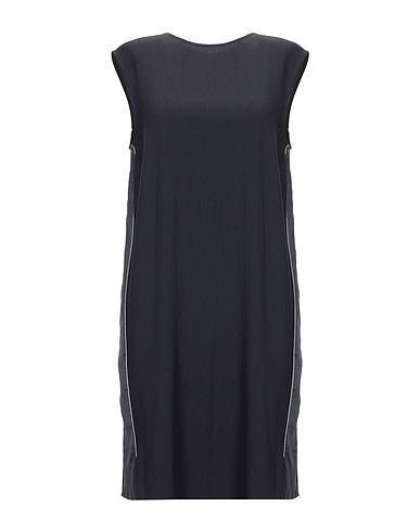 THEORY Short dress Black 57% Acetate, 43% Viscose, Polyester