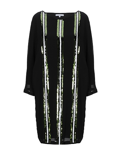 PATRIZIA PEPE Sequin dress Black 100% Viscose, Polyamide, PVC - Polyvinyl chloride