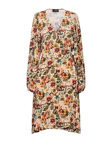 OTTOD'AME Midi dress Military green 100% Viscose