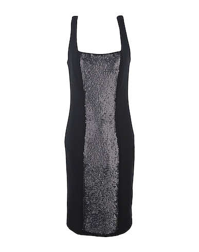 HANITA Elegant dress Black 96% Viscose, 4% Elastane, Nylon