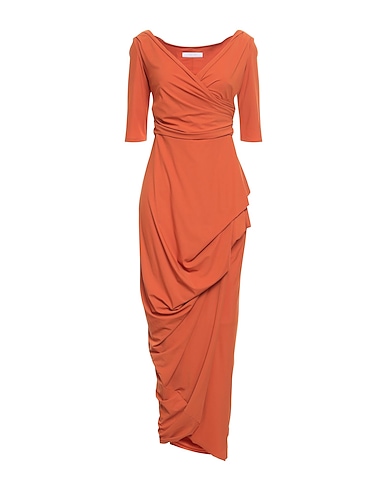 CHIARA BONI LA PETITE ROBE Long dress Rust 72% Polyamide, 28% Elastane
