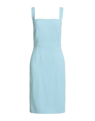 DOLCE&GABBANA Midi dress Sky blue 51% Viscose, 46% Acetate, 3% Elastane