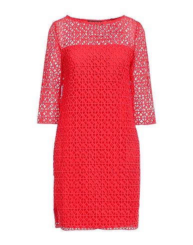 TRUSSARDI JEANS Short dress Coral 100% Polyester